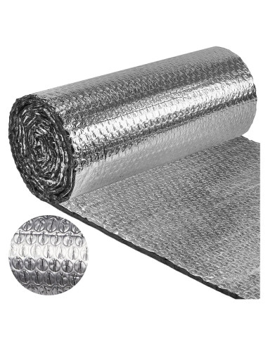 Aislante Reflectante de Aluminio Amylove 42 cm x 9.15 m