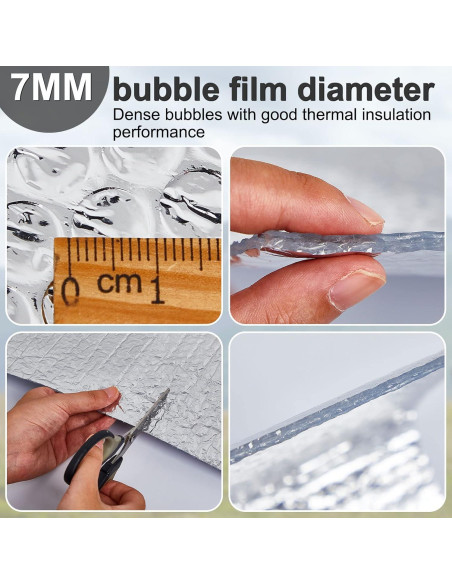 Aislante Reflectante de Aluminio Amylove 42 cm x 9.15 m