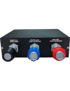 Controlador de Mezcla de Hélice Sim-Throttle Meza Mount 23.37x19.81cm 2