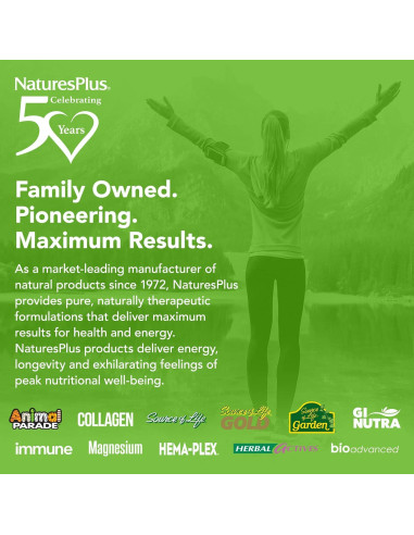 Natures Plus Fuente de Vida Oro Multivitamina 90 Tabletas