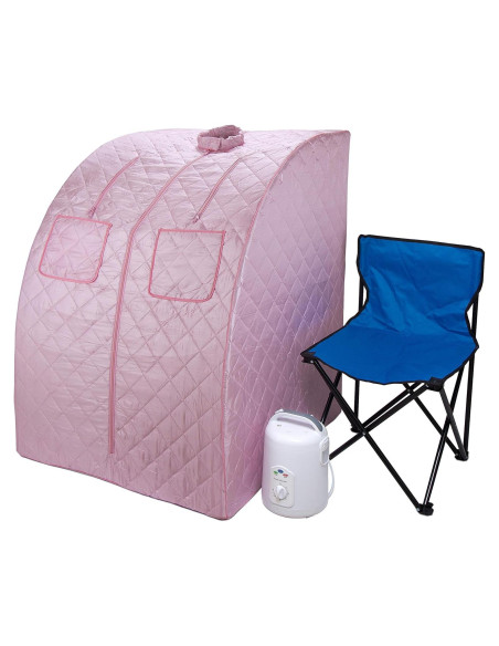 Sauna de Vapor Portátil Durasage DSS-XL01 800W Rosa