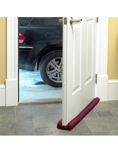 Bloqueador de Corrientes Twin Draft Guard Borgoña - Juego de 2