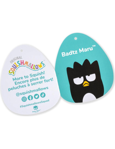 Peluche Squishmallows Sanrio Badtz-Maru 35.56 cm Jazwares