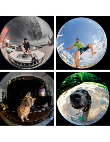 Lente Ojo de Pez HD FOTN 235 para Smartphones - Clip Universal