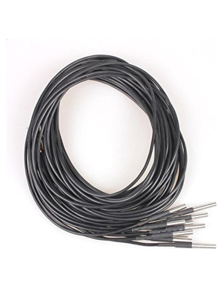 Sensor de Temperatura Digital Impermeable Vktech DS18B20 10pcs