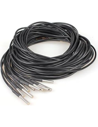 Sensor de Temperatura Digital Impermeable Vktech DS18B20 10pcs