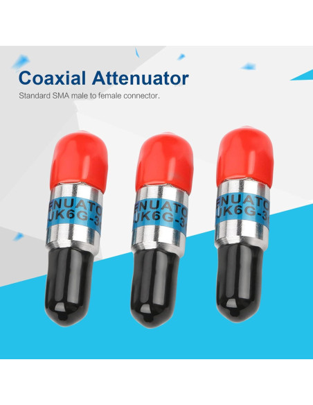 Conector SMA Macho a Hembra YWBL-WH 3 Pcs DC-6.0GHz 50