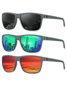 Gafas de Sol KALIYADI Polarizadas UV400 3 Paquete Clásicas