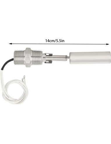 Sensor de Nivel de Agua Lateral Zerone 1/2 NPT Acero Inoxidable