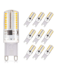Bombilla LED G9 DiCUNO Regulable 3W 3000K Paquete de 10