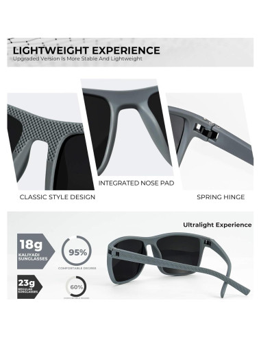 Gafas de Sol KALIYADI Polarizadas UV400 3 Paquete Clásicas