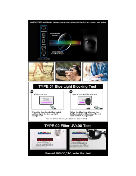 Gafas de Sol Lectoras MARE AZZURO 2.75 UV400 Mujeres