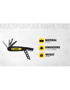 Herramienta Multiuso Plegable Stanley 14 en 1 Acero 340g 2