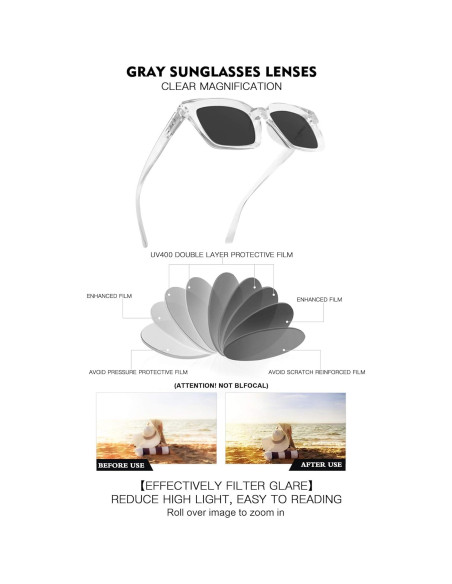 Gafas de Sol Lectoras MARE AZZURO 2.75 UV400 Mujeres