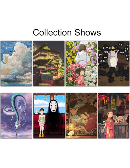 Pósters de Anime Pounchi - 8 Pcs A3 HD para Decoración Pósters de Anime Pounchi - 8 Pcs A3 HD para Decoración