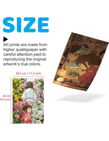 Pósters de Anime Pounchi - 8 Pcs A3 HD para Decoración