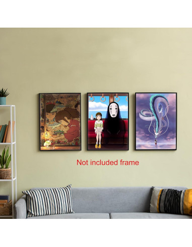 Pósters de Anime Pounchi - 8 Pcs A3 HD para Decoración