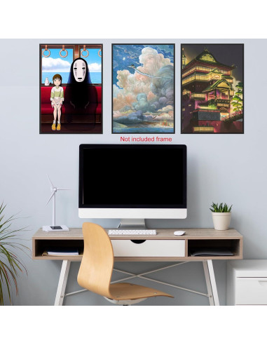 Pósters de Anime Pounchi - 8 Pcs A3 HD para Decoración