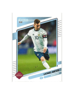 Tarjeta de Fútbol Panini Donruss Messi Argentina 2021-22