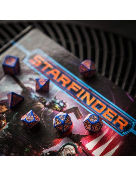 Set de Dados RPG Q-Workshop Starfinder Dead Suns 7 Piezas