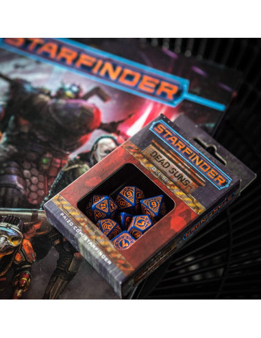 Set de Dados RPG Q-Workshop Starfinder Dead Suns 7 Piezas