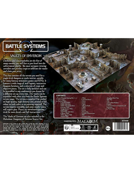 Conjunto de Terreno Modular de Mazmorras Battle Systems 1.14 kg Conjunto de Terreno Modular de Mazmorras Battle Systems 1.14 kg