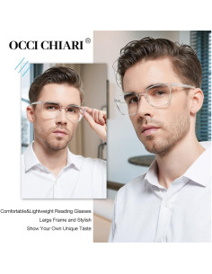 Gafas de Lectura OCCI CHIARI 3.0x Ligeras para Hombres 2