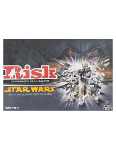 Juego de Mesa Riesgo Star Wars Guerras Clon Hasbro 0.91 kg
