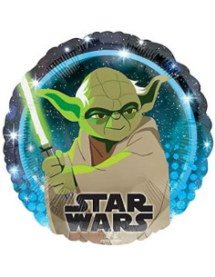 Decoraciones de Fiesta Star Wars con 5 Globos 46 cm y Cinta 2