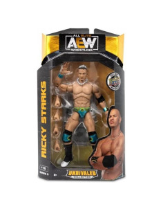 Figura Ricky Starks 15 cm AEW Unrivaled Serie 9 Jazwares