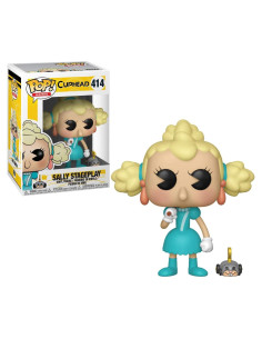 Figura Coleccionable Funko Pop Cuphead Sally y Ratón 9.5 cm
