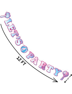 Banner Premium "Vamos a Fiestear" Malibu Barbie 25.4 cm x 3.66 m 2