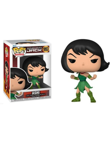 Figura de Vinilo Pop! Funko Samurai Jack Ashi 9.5 cm con Funda