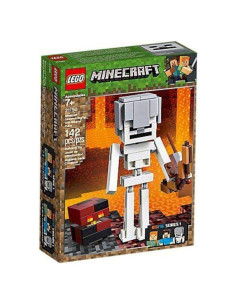 LEGO Minecraft BigFig Esqueleto con Cubo de Magma 142 Piezas