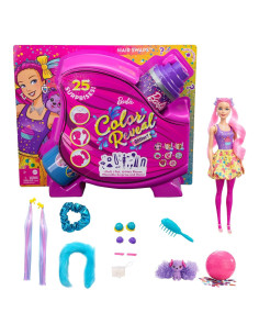 Barbie Color Reveal Glitter! Muñeca Intercambio de Cabello 25 Sorpresas