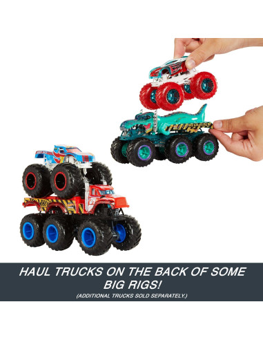 Camión Remolque Hot Wheels 1:64 con 6 Ruedas - Mattel