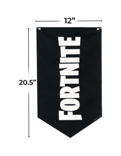 Bandera de Tela de Pendón Fortnite Battle Royale 30.5x52 cm 2