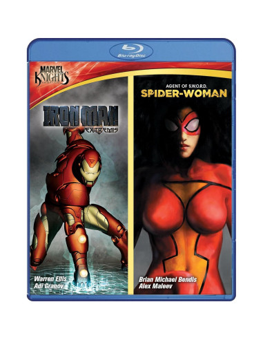 Blu-ray Marvel Knights: Iron Man y Spider Woman - Animación HD