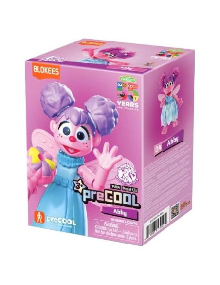 Figura Abbey Calle Sésamo BLOKEES 9 cm Plástico ABS