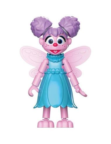 Figura Abbey Calle Sésamo BLOKEES 9 cm Plástico ABS