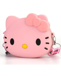 Bolso Cruzado Kawaii AQING Rosa con Lazo para Chicas 2