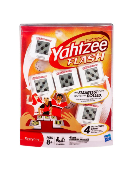 Juego de Dados Electrónicos Yahtzee Hasbro - 0.54 kg