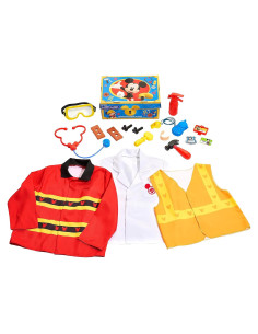 Baúl de Disfraces Mickey Mouse Manos Ayudadoras 19 Piezas