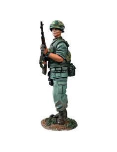 Figura de Metal W. Britain U.S. Marine Guerra de Vietnam 1:30