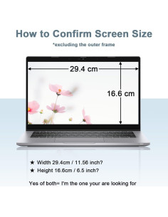 Filtro de Privacidad IPROKKO 13.3" Anti Luz Azul 16:9 2