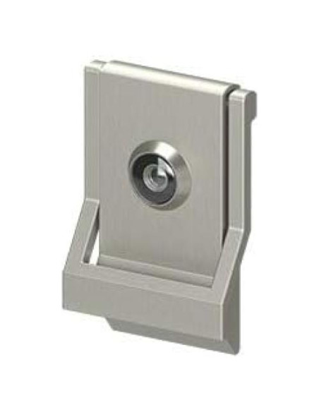 Llamador de Puerta Moderno Deltana DKMV4 Niquel Cepillado