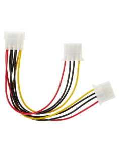 Cable divisor de alimentación Y LP4 a 2x LP4 StarTech PYO2L