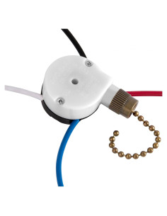 Interruptor de Ventilador de Techo Aoprofree ZE-208s 3 Velocidades Bronce