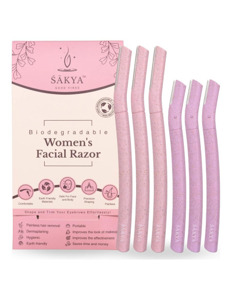 Herramienta de Dermaplaning Biodegradable Sakya - Afeitado Facial