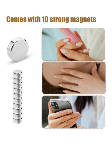 Set de Cortadores de Uñas Falsas PEUTIER con Tijeras y Empujador